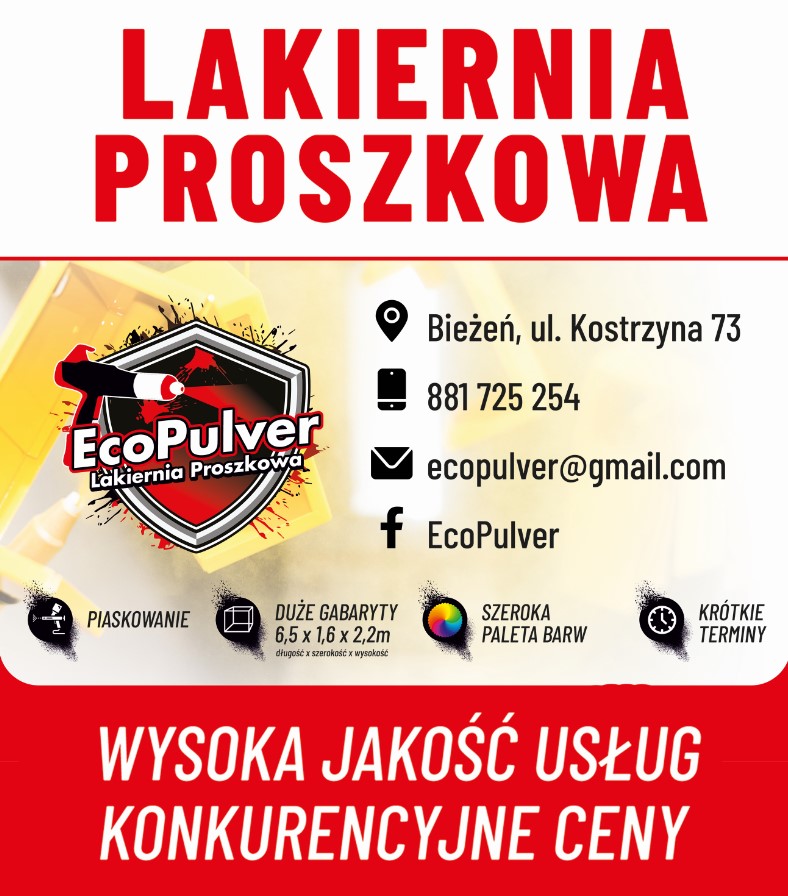 EcoPulver Lakiernia Proszkowa Hubert Lamch - malowanie proszkowe CZĘSTOCHOWA malowanie proszkowe CZĘSTOCHOWA